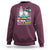 Metastatic Breast Cancer Awareness Ghost Sweatshirt Halloween Green Teal Pink Ribbon - Wonder Print Shop