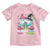 Metastatic Breast Cancer Awareness Ghost Toddler T Shirt Halloween Green Teal Pink Ribbon - Wonder Print Shop