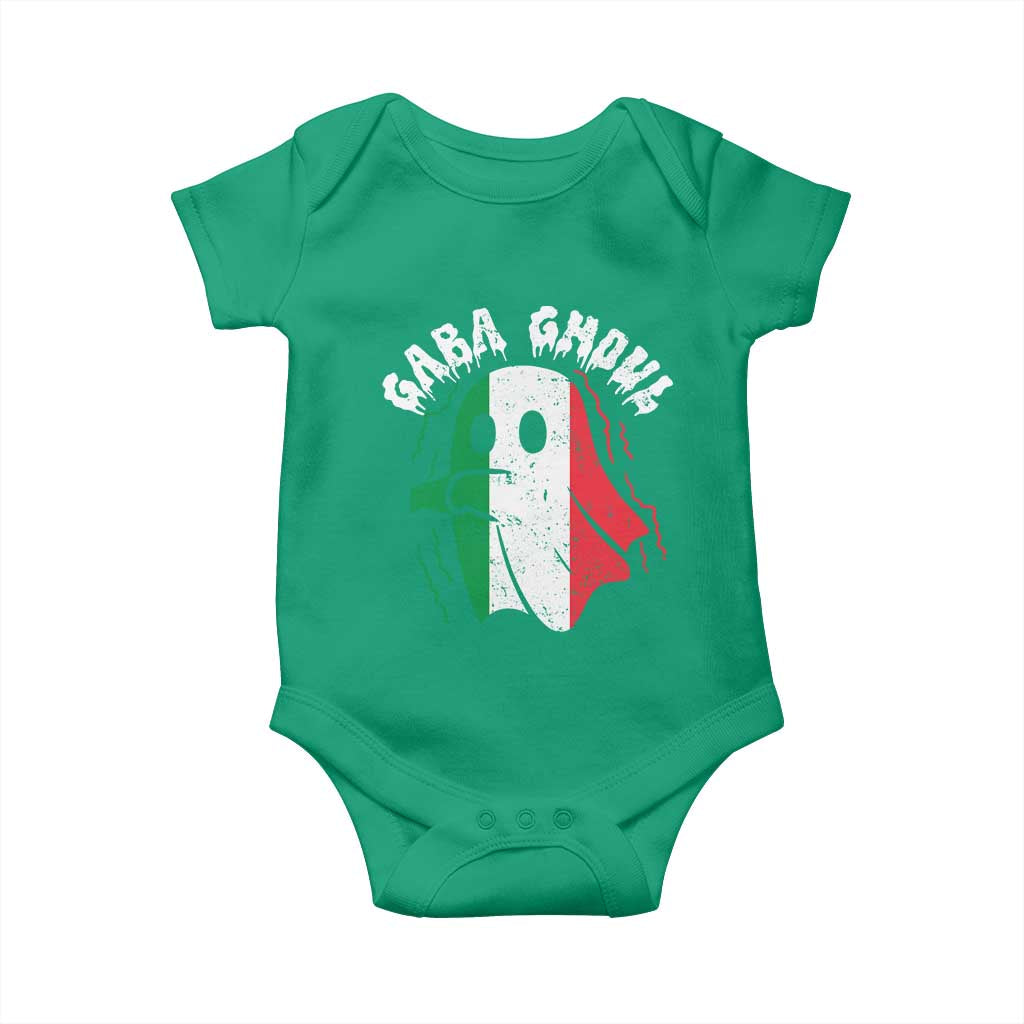 Gabagool Ghost Italian Baby Onesie Funny Halloween Costume Gaba Ghoul Pun - Wonder Print Shop