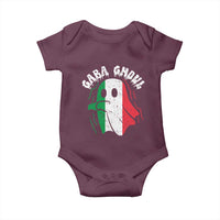 Gabagool Ghost Italian Baby Onesie Funny Halloween Costume Gaba Ghoul Pun - Wonder Print Shop