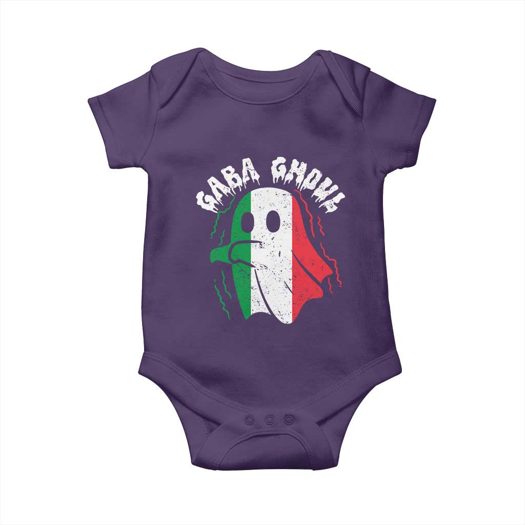 Gabagool Ghost Italian Baby Onesie Funny Halloween Costume Gaba Ghoul Pun - Wonder Print Shop