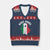 Gabagool Ghost Italian V-Neck Knit Sweater Vest Funny Halloween Costume Gaba Ghoul Pun - Wonder Print Shop