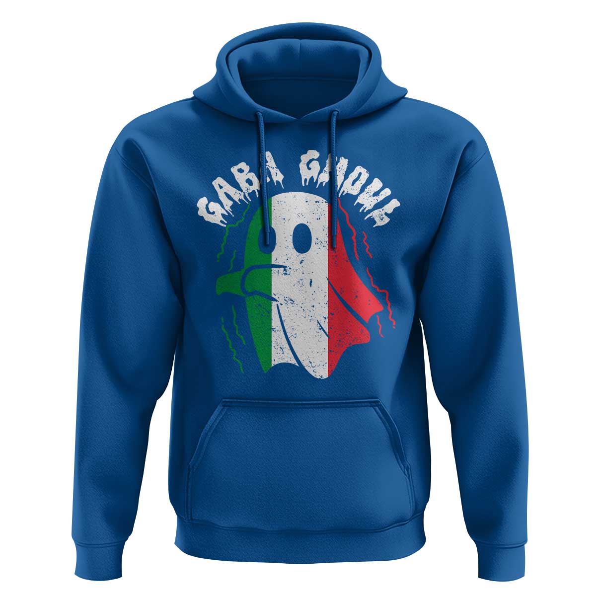 Gabagool Ghost Italian Hoodie Funny Halloween Costume Gaba Ghoul Pun - Wonder Print Shop