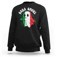 Gabagool Ghost Italian Sweatshirt Funny Halloween Costume Gaba Ghoul Pun - Wonder Print Shop