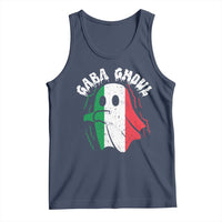 Gabagool Ghost Italian Tank Top Funny Halloween Costume Gaba Ghoul Pun - Wonder Print Shop