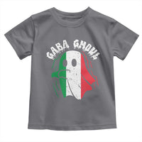 Gabagool Ghost Italian Toddler T Shirt Funny Halloween Costume Gaba Ghoul Pun - Wonder Print Shop
