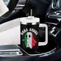 Gabagool Ghost Italian Tumbler With Handle Funny Halloween Costume Gaba Ghoul Pun - Wonder Print Shop