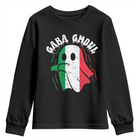 Gabagool Ghost Italian Youth Sweatshirt Funny Halloween Costume Gaba Ghoul Pun - Wonder Print Shop