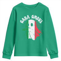 Gabagool Ghost Italian Youth Sweatshirt Funny Halloween Costume Gaba Ghoul Pun - Wonder Print Shop