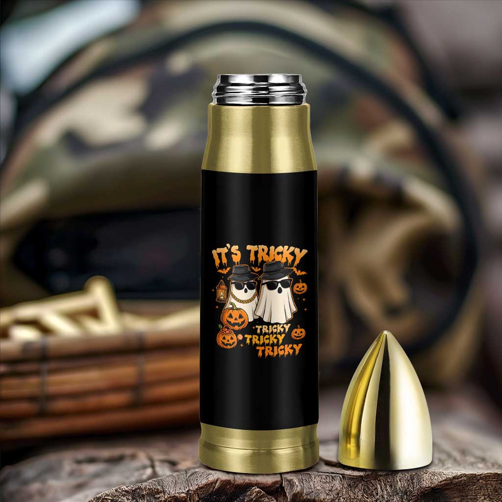 Funny Ghost Bullet Tumbler It's Tricky Tricky Tricky 90s Nostalgia Halloween Costume - Wonder Print Shop