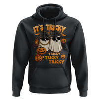 Funny Ghost Hoodie It's Tricky Tricky Tricky 90s Nostalgia Halloween Costume - Wonder Print Shop