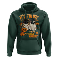 Funny Ghost Hoodie It's Tricky Tricky Tricky 90s Nostalgia Halloween Costume - Wonder Print Shop