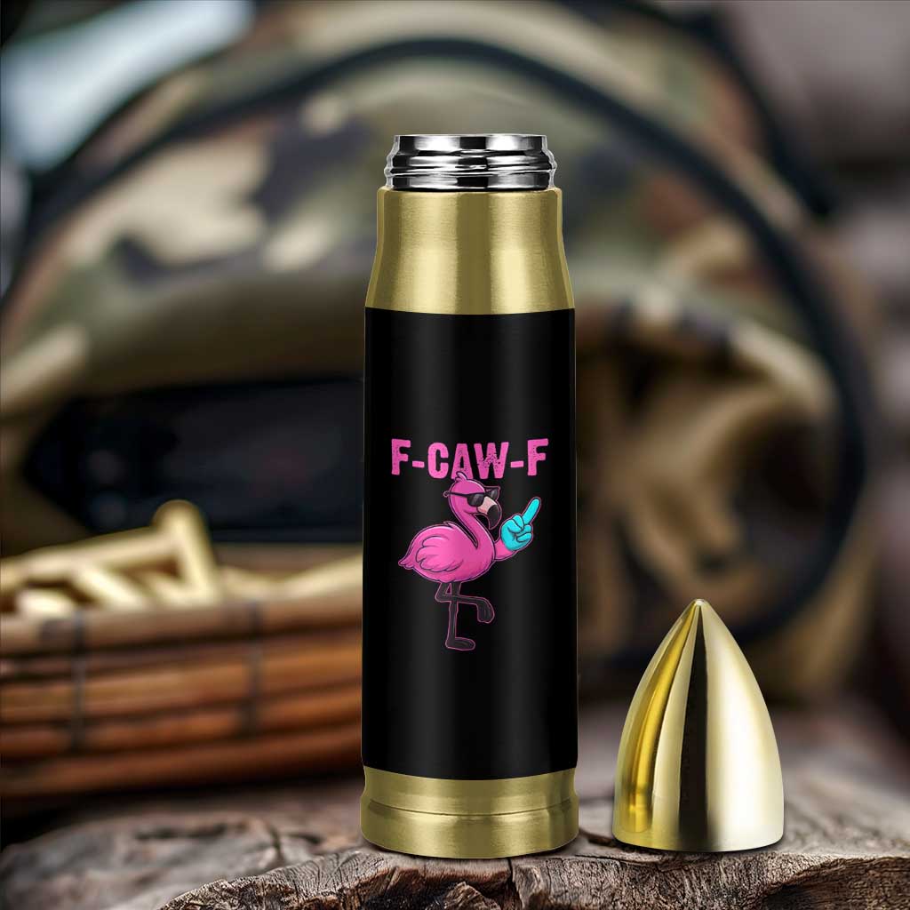 Funny F-Caw-F Flamingo Bullet Tumbler Adult Humor - Wonder Print Shop