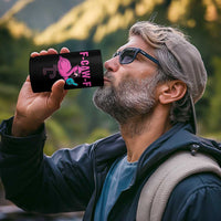 Funny F-Caw-F Flamingo 4 in 1 Can Cooler Tumbler Adult Humor - Wonder Print Shop