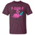 Funny F-Caw-F Flamingo T Shirt Adult Humor - Wonder Print Shop