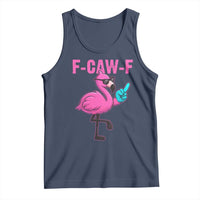 Funny F-Caw-F Flamingo Tank Top Adult Humor - Wonder Print Shop