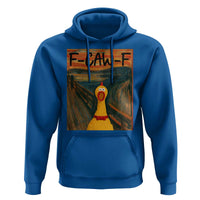 F Caw F Screaming Chicken Hoodie Funny Fawk Off Meme - Wonder Print Shop