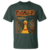 F Caw F Screaming Chicken T Shirt Funny Fawk Off Meme - Wonder Print Shop