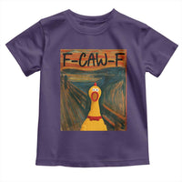 F Caw F Screaming Chicken Toddler T Shirt Funny Fawk Off Meme - Wonder Print Shop
