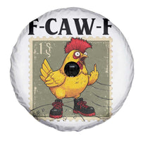 F Caw F Screaming Chicken Spare Tire Cover Metal Heavy Punk Rock Music - Wonder Print Shop