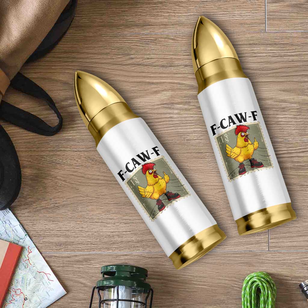 F Caw F Screaming Chicken Bullet Tumbler Metal Heavy Punk Rock Music - Wonder Print Shop