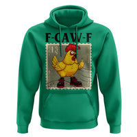 F Caw F Screaming Chicken Hoodie Metal Heavy Punk Rock Music - Wonder Print Shop