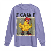 F Caw F Screaming Chicken Long Sleeve Shirt Metal Heavy Punk Rock Music - Wonder Print Shop