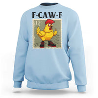 F Caw F Screaming Chicken Sweatshirt Metal Heavy Punk Rock Music - Wonder Print Shop