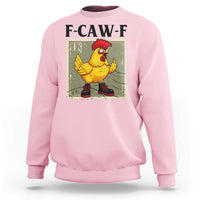 F Caw F Screaming Chicken Sweatshirt Metal Heavy Punk Rock Music - Wonder Print Shop