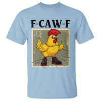 F Caw F Screaming Chicken T Shirt Metal Heavy Punk Rock Music - Wonder Print Shop