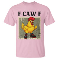 F Caw F Screaming Chicken T Shirt Metal Heavy Punk Rock Music - Wonder Print Shop