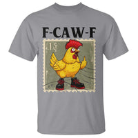 F Caw F Screaming Chicken T Shirt Metal Heavy Punk Rock Music - Wonder Print Shop
