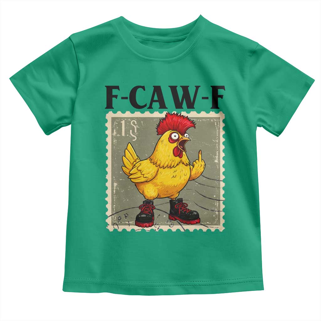 F Caw F Screaming Chicken Toddler T Shirt Metal Heavy Punk Rock Music - Wonder Print Shop