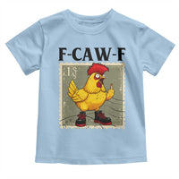 F Caw F Screaming Chicken Toddler T Shirt Metal Heavy Punk Rock Music - Wonder Print Shop