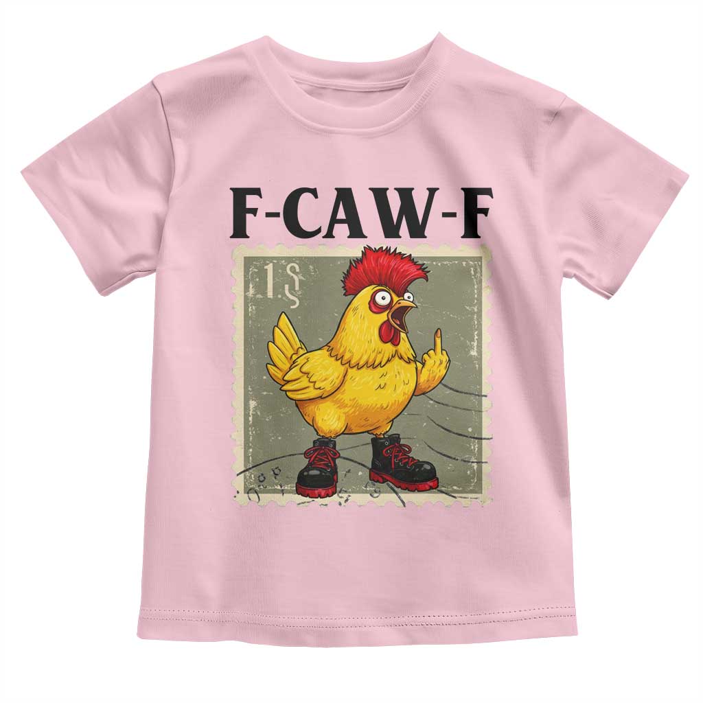 F Caw F Screaming Chicken Toddler T Shirt Metal Heavy Punk Rock Music - Wonder Print Shop