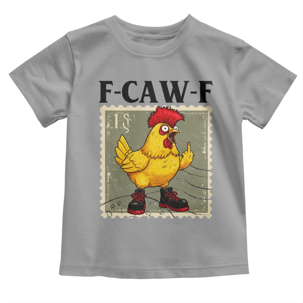 F Caw F Screaming Chicken Toddler T Shirt Metal Heavy Punk Rock Music - Wonder Print Shop