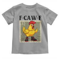 F Caw F Screaming Chicken Toddler T Shirt Metal Heavy Punk Rock Music - Wonder Print Shop