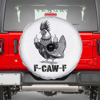 F Caw F Screaming Chicken Spare Tire Cover Metal Heavy Punk Rock Music Lovers - Wonder Print Shop