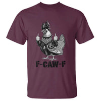 F Caw F Screaming Chicken T Shirt Metal Heavy Punk Rock Music Lovers - Wonder Print Shop