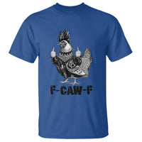 F Caw F Screaming Chicken T Shirt Metal Heavy Punk Rock Music Lovers - Wonder Print Shop
