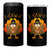 F-Caw-F Funny Turkey 4 in 1 Can Cooler Tumbler Happy Thanksgiving Day Family Dinner - Wonder Print Shop