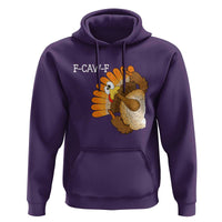 F-Caw-F Funny Silly Turkey Hoodie Happy Thanksgiving Day Family Dinner - Wonder Print Shop