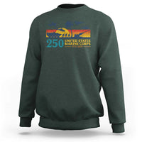 Marine 250th Anniversary Sweatshirt Patriotic Military Gift for Veterans - Wonder Print Shop