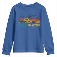 Marine 250th Anniversary Youth Sweatshirt Patriotic Military Gift for Veterans - Wonder Print Shop