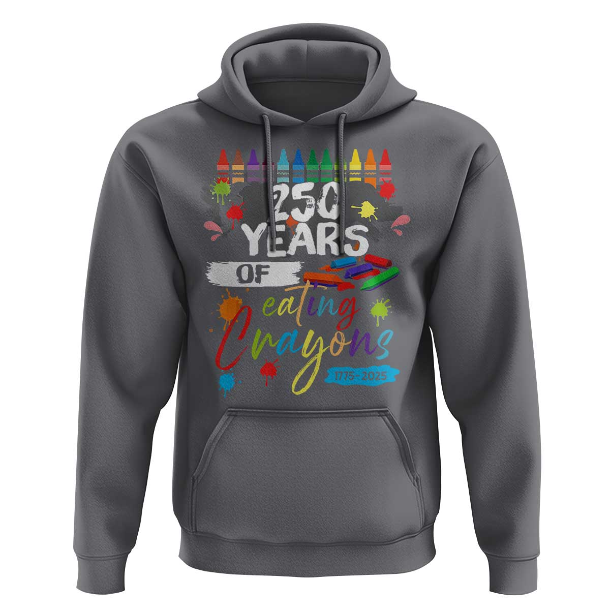 250 Years Of Eating Crayons Hoodie Marine Veteran 250th Anniversary - Wonder Print Shop