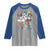 250 Years Of Eating Crayons Raglan Shirt Marine Veteran 250th Anniversary - Wonder Print Shop