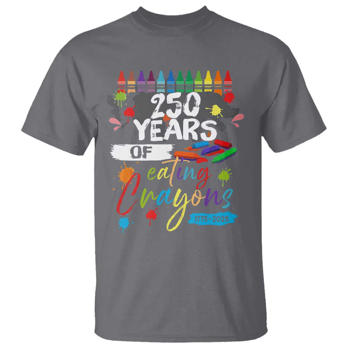 250 Years Of Eating Crayons T Shirt Marine Veteran 250th Anniversary - Wonder Print Shop
