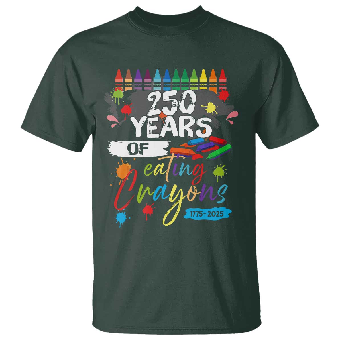 250 Years Of Eating Crayons T Shirt Marine Veteran 250th Anniversary - Wonder Print Shop