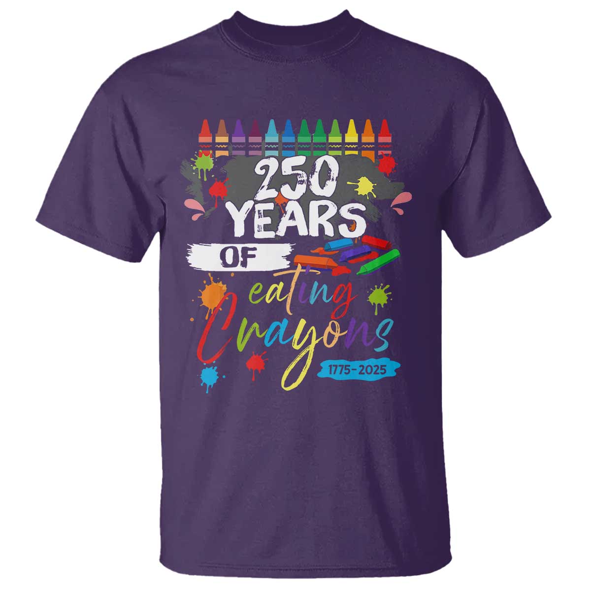 250 Years Of Eating Crayons T Shirt Marine Veteran 250th Anniversary - Wonder Print Shop