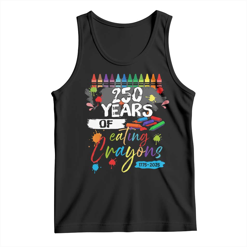 250 Years Of Eating Crayons Tank Top Marine Veteran 250th Anniversary - Wonder Print Shop